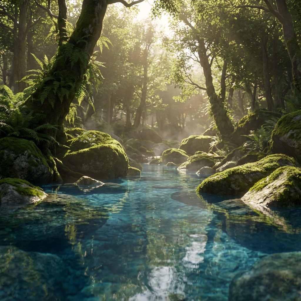 Clear Stream Background