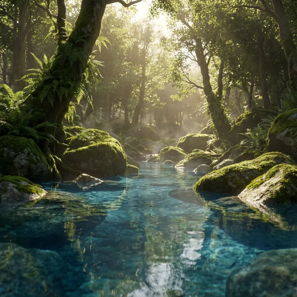 Clear Stream Background