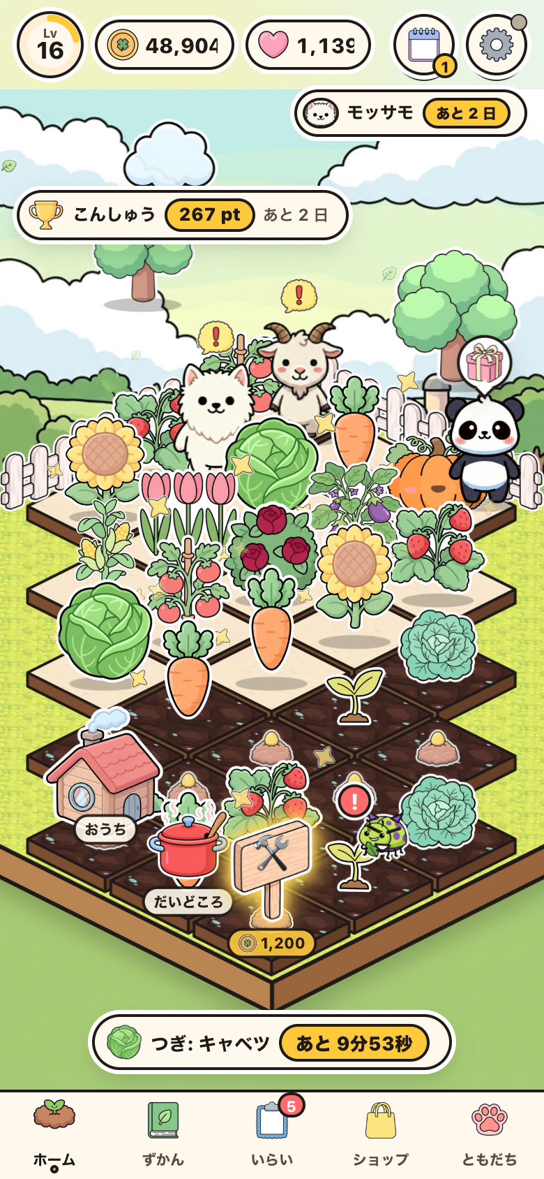 ① Plant in the Field